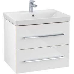 Villeroy and Boch Avento Wall Hung Vanity Unit 630mm - Crystal White - SAVE07B401