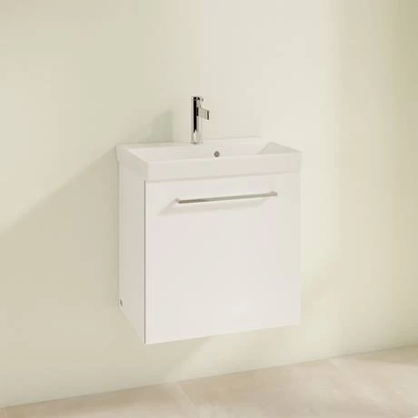 Villeroy and Boch Avento Wall Hung Vanity Unit 530mm - Crystal White - SAVEB401 2 Villeroy and Boch Avento Wall Hung Vanity Unit 530mm - Crystal White - SAVEB401 - Image 2