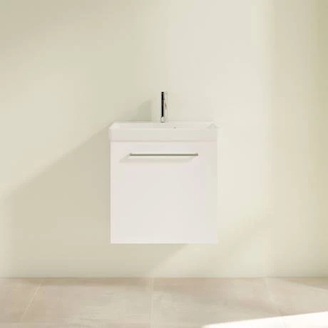 Villeroy and Boch Avento Wall Hung Vanity Unit 530mm - Crystal White - SAVEB401 3 Villeroy and Boch Avento Wall Hung Vanity Unit 530mm - Crystal White - SAVEB401 - Image 3