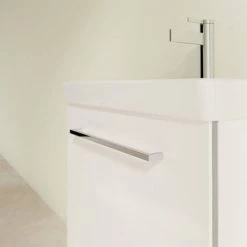 Villeroy and Boch Avento Wall Hung Vanity Unit 530mm - Crystal White - SAVEB401 9 Villeroy and Boch Avento Wall Hung Vanity Unit 530mm - Crystal White - SAVEB401 -White Bathroom Furniture Shop SAVE11B401 D4 460