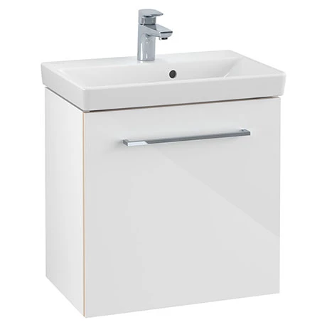 Villeroy and Boch Avento Wall Hung Vanity Unit 530mm - Crystal White - SAVEB401 1 Villeroy and Boch Avento Wall Hung Vanity Unit 530mm - Crystal White - SAVEB401