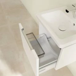 Villeroy and Boch Subway 2.0 Glossy White 450mm Wall Hung 1-Drawer Vanity Unit 7 Villeroy and Boch Subway 2.0 Glossy White 450mm Wall Hung 1-Drawer Vanity Unit -White Bathroom Furniture Shop SBGW440 D3 460