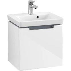 Villeroy and Boch Subway 2.0 Glossy White 450mm Wall Hung 1-Drawer Vanity Unit