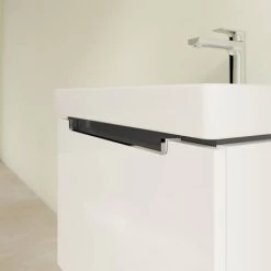 Villeroy and Boch Subway 2.0 Glossy White 600mm Wall Hung 1-Drawer Vanity Unit 6 Villeroy and Boch Subway 2.0 Glossy White 600mm Wall Hung 1-Drawer Vanity Unit -White Bathroom Furniture Shop SBGW600 D2 460