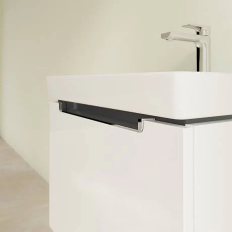 Villeroy and Boch Subway 2.0 Glossy White 600mm Wall Hung 1-Drawer Vanity Unit 3 Villeroy and Boch Subway 2.0 Glossy White 600mm Wall Hung 1-Drawer Vanity Unit - Image 3