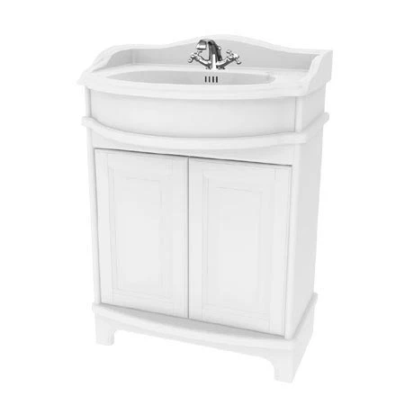 Miller - Traditional 1903 65 Two Door Vanity Unit with Ceramic Basin 1 Miller - Traditional 1903 65 Two Door Vanity Unit with Ceramic Basin