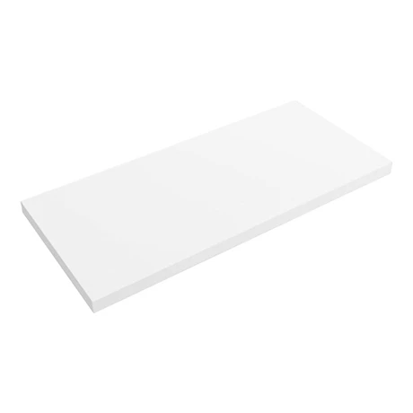 Venice Floating Basin Shelf (Gloss White - 1000mm Wide) 1 Venice Floating Basin Shelf (Gloss White - 1000mm Wide)