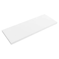 Venice Floating Basin Shelf (Gloss White - 1200mm Wide)