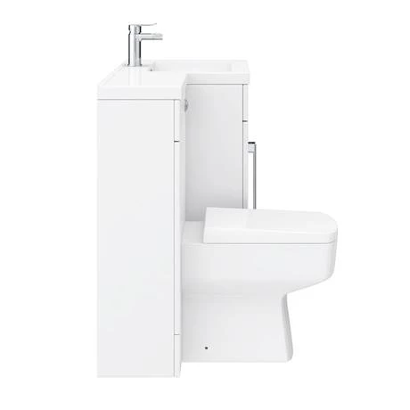 Valencia 1100mm Bathroom Combination Suite Unit with Basin + Square Toilet 5 Valencia 1100mm Bathroom Combination Suite Unit with Basin + Square Toilet - Image 5