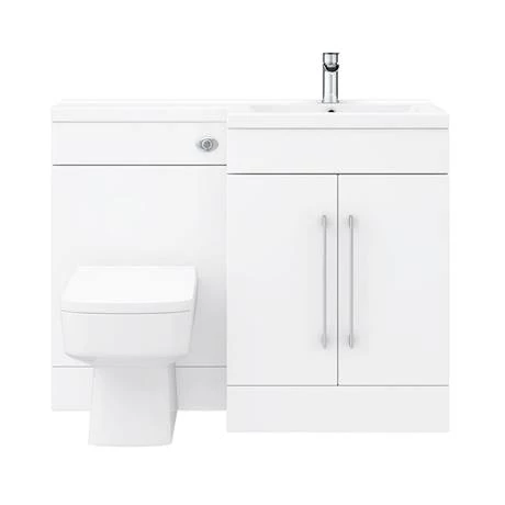Valencia 1100mm Bathroom Combination Suite Unit with Basin + Square Toilet 6 Valencia 1100mm Bathroom Combination Suite Unit with Basin + Square Toilet - Image 6