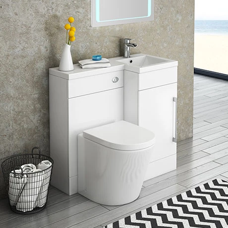 Valencia 900mm Combination Bathroom Suite Unit + Solace Toilet 1 Valencia 900mm Combination Bathroom Suite Unit + Solace Toilet
