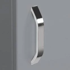 Valencia Perla Floor Standing Cloakroom Vanity (Gloss Grey - 450mm Wide) 8 Valencia Perla Floor Standing Cloakroom Vanity (Gloss Grey - 450mm Wide) -White Bathroom Furniture Shop VPFSGG45 d3 460