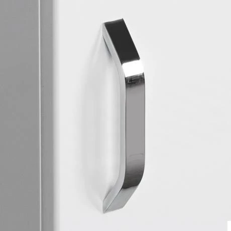 Valencia Perla Wall Hung Cloakroom Vanity (Gloss White - 450mm Wide) 3 Valencia Perla Wall Hung Cloakroom Vanity (Gloss White - 450mm Wide) - Image 3