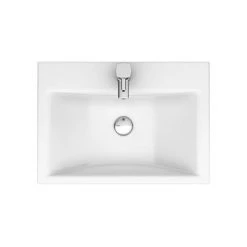 Nova Vanity Sink With Cabinet - 450mm Modern High Gloss White (Flat Packed) 9 Nova Vanity Sink With Cabinet - 450mm Modern High Gloss White (Flat Packed) -White Bathroom Furniture Shop VTFW450 D7 460 1
