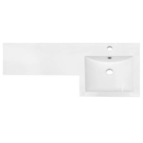 Valencia 1100mm Bathroom Combination Suite Unit with Basin + Square Toilet 2 Valencia 1100mm Bathroom Combination Suite Unit with Basin + Square Toilet - Image 2