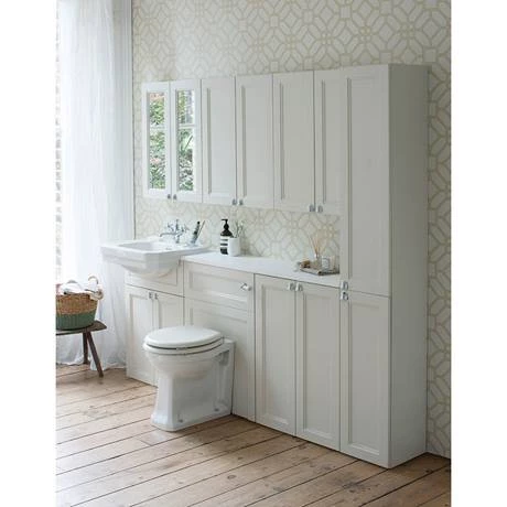 Burlington 60 Back to Wall Unit & Regal Comfort Height Pan (excluding Seat) - Matt White 3 Burlington 60 Back to Wall Unit & Regal Comfort Height Pan (excluding Seat) - Matt White - Image 3