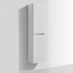 Monza White Ash Tall Wall Hung Storage Unit - 1500mm High 9 Monza White Ash Tall Wall Hung Storage Unit - 1500mm High -White Bathroom Furniture Shop WA150WM d1 460