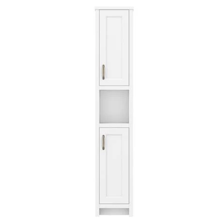 Chatsworth Traditional White Tall Cabinet 4 Chatsworth Traditional White Tall Cabinet - Image 4